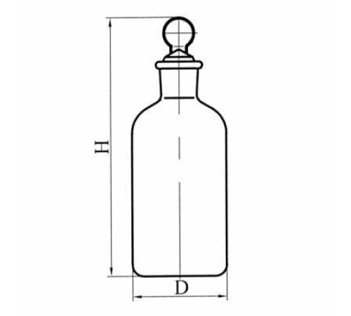 Склянка с пробкой ТС ГФ 6.451.420
