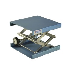 Подъемный столик Bochem, размеры 400x400 мм, максимальная нагрузка 60 кг, анодированный алюминий