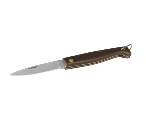 Нож Bochem с деревянной ручкой, складной, 100 мм, нержавеющая сталь