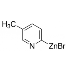 5-Метил-2-пиридилцинк бромид, 0,5 М в ТГФ, в атмосфере аргона упакованы в закрывающемся бутылках ChemSeal ^ т, Alfa Aesar, 50 мл