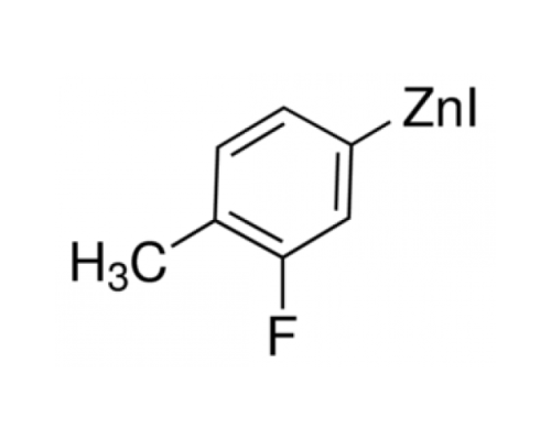 3-фтор-4-метилфенилцинк йодид, 0,5 М в ТГФ, в атмосфере аргона упакованы в закрывающемся ChemSeal ^ т тарные, Alfa Aesar, 50 мл