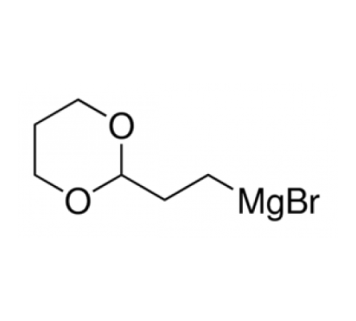 (1,3-диоксан-2-илэтил)магния бромид, 0.5M р-р в THF, AcroSeал®, Acros Organics, 50мл