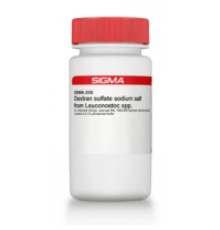Натриевая соль декстрансульфата от Leuconostocspp. для молекулярной биологии, средний Mw> 500000 (исходный материал декстран), содержит 0,5-2% фосфатный буфер Sigma D8906