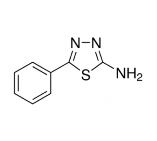 2-Амино-5-фенил-1, 3,4-тиадиазол, 97%, Alfa Aesar, 1г