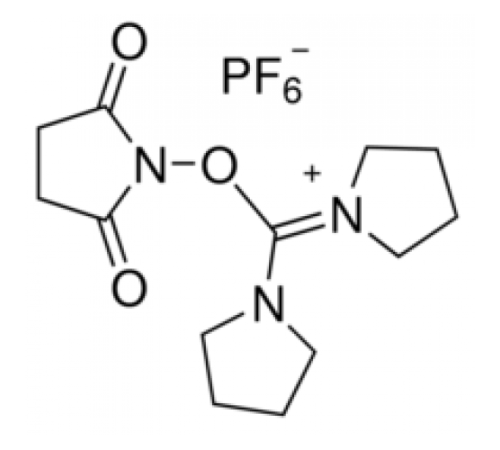 O- (N-сукцинимидил) -N, N, N ', N'-бис (тетраметилен) урони, гексафторфосфат, 98 +%, Alfa Aesar, 1г