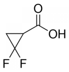 2,2-Дифторциклопропанкарбоновая кислота, 95%, Alfa Aesar, 1 г