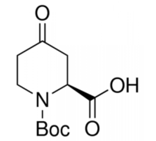 (S) - (-) - 1-Вос-4-оксопиперидин-2-карбоновой кислоты, 95%, Alfa Aesar, 1г