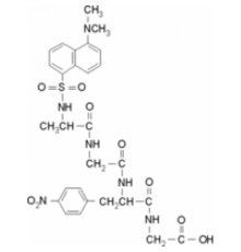 N-дансил-D-Ala-Gly-п-нитро-Phe-Gly 95% (ВЭЖХ) Sigma D2155