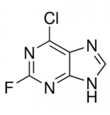 6-Хлор-2-фторпурин, 97%, Alfa Aesar, 100 мг