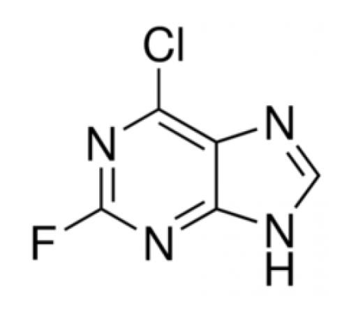 6-Хлор-2-фторпурин, 97%, Alfa Aesar, 100 мг