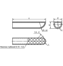 Наконечники для щипцов из платины Изделие N 220-2