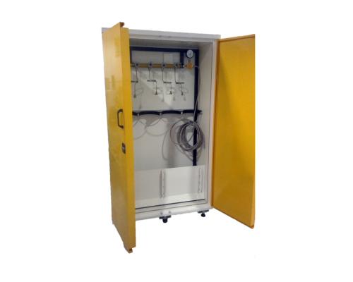 Шкаф для хранения газовых баллонов модель ШБХ 850ГБ