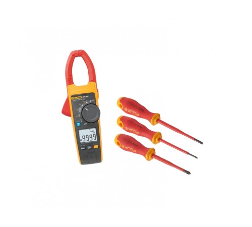 Комплект Fluke IB376L - токоизмерительные клещи Fluke 376 FC с набором отвёрток